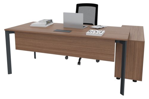 Corner 120cm Etajerli Çalışma Masası | Masko Mobilya Kenti