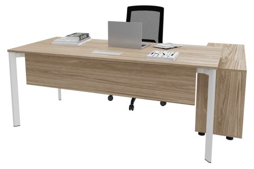 Corner 120cm Etajerli Çalışma Masası | Masko Mobilya Kenti