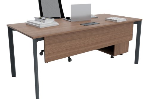 Corner 120cm Etajerli Çalışma Masası | Masko Mobilya Kenti