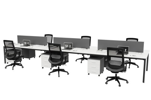 Corner Altılı Workstation 