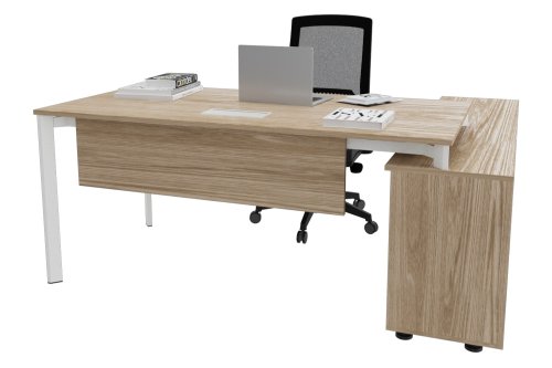 Corner 160cm Etajerli Çalışma Masası 