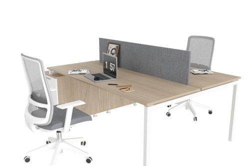 Ear İkili Workstation 160cm Alt Etajerli 
