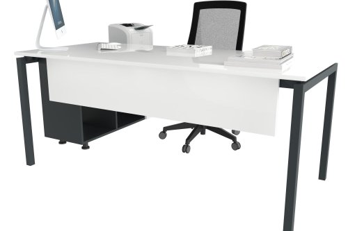 Ear Çalışma Masası 120cm Alt Etajerli 