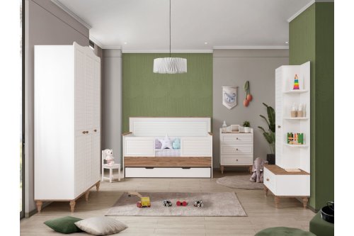 Tiffany Line Bebek Odası Takımı Naturel