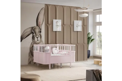 Gümüş Bebe Uzayan Karyola  | Masko Mobilya Kenti