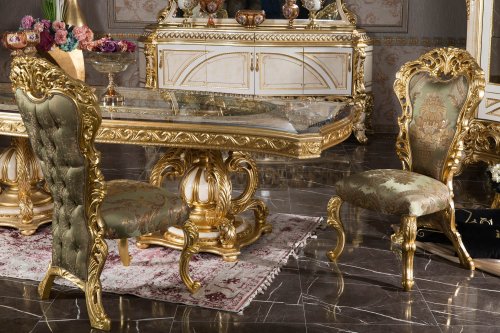 Asya Klasik Yemek Odası Takımı | Masko Mobilya Kenti