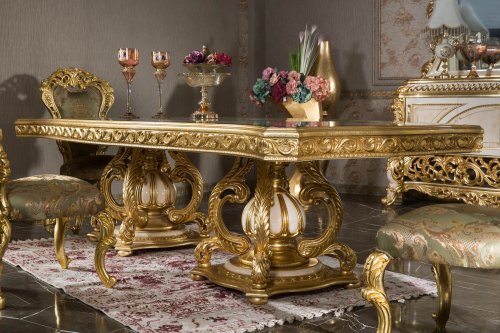 Asya Klasik Yemek Odası Takımı | Masko Mobilya Kenti