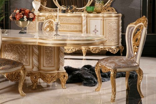 Capella Klasik Yemek Odası Takımı | Masko Mobilya Kenti