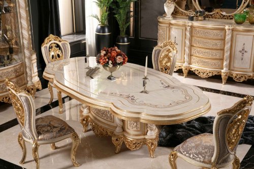 Capella Klasik Yemek Odası Takımı | Masko Mobilya Kenti