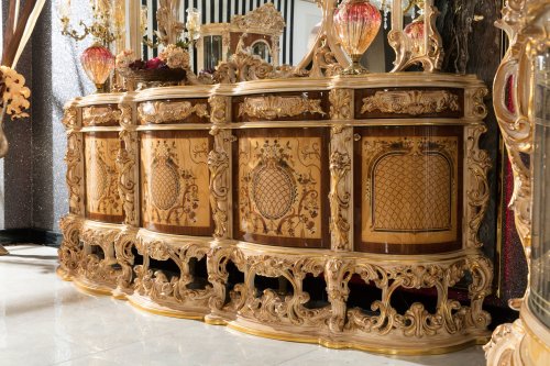 Barbaros Klasik Yemek Odası Takımı | Masko Mobilya Kenti