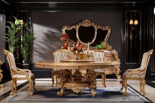 Floransa Klasik Yemek Odası Takımı | Masko Mobilya Kenti