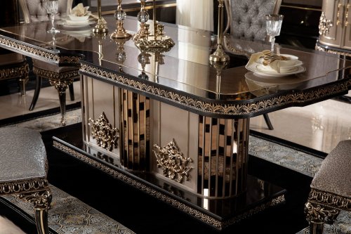 Hüma Klasik Yemek Odası Takımı | Masko Mobilya Kenti