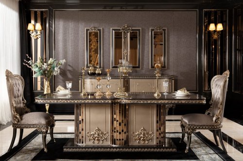 Hüma Klasik Yemek Odası Takımı | Masko Mobilya Kenti