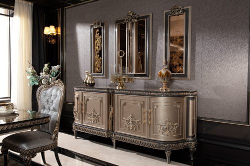 Hüma Klasik Yemek Odası Takımı | Masko Mobilya Kenti