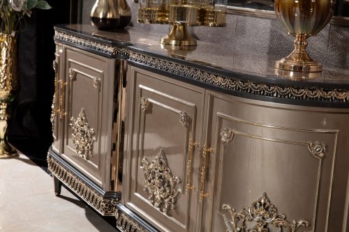 Hüma Klasik Yemek Odası Takımı | Masko Mobilya Kenti