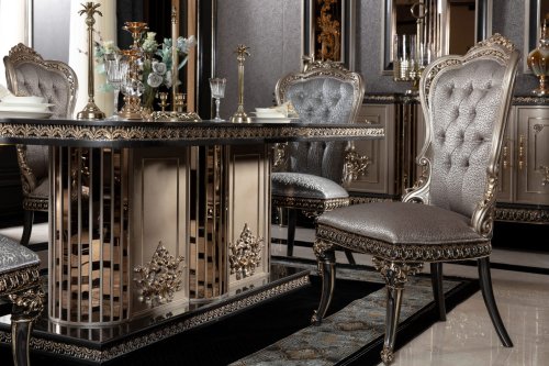 Hüma Klasik Yemek Odası Takımı | Masko Mobilya Kenti