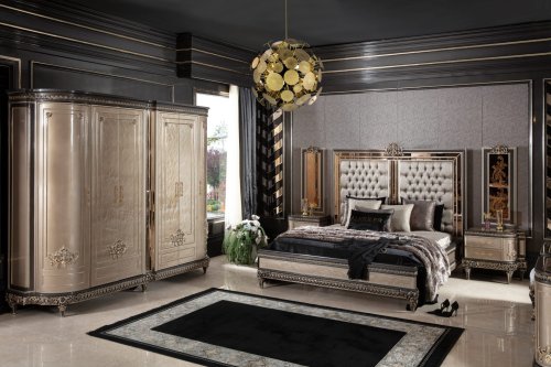 Hüma Klasik Yatak Odası Takımı | Masko Mobilya Kenti