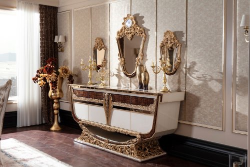 Karina Klasik Yemek Odası Takımı | Masko Mobilya Kenti