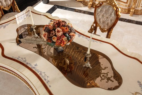 Perla Klasik Yemek Odası Takımı | Masko Mobilya Kenti