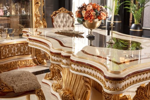 Perla Klasik Yemek Odası Takımı | Masko Mobilya Kenti