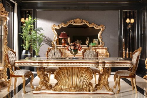 Perla Klasik Yemek Odası Takımı | Masko Mobilya Kenti
