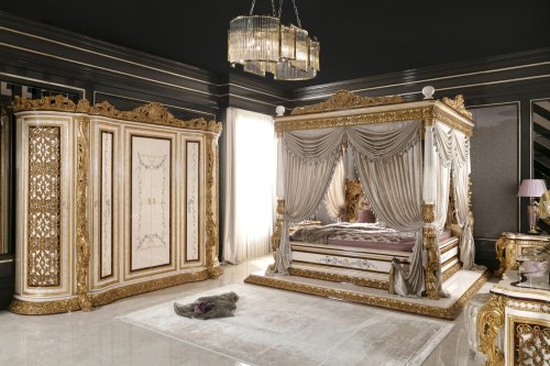 Perla Klasik Yatak Odası Takımı | Masko Mobilya Kenti