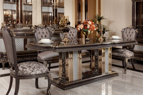 Sirius Klasik Yemek Odası Takımı | Masko Mobilya Kenti