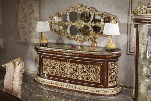 Sultan Klasik Yemek Odası Takımı | Masko Mobilya Kenti