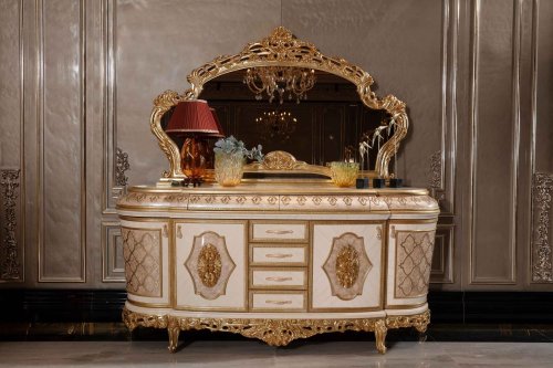 Talya Klasik Yemek Odası Takımı | Masko Mobilya Kenti