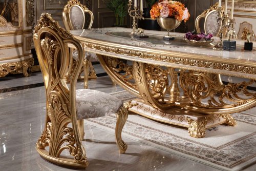 Talya Klasik Yemek Odası Takımı | Masko Mobilya Kenti