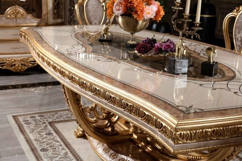 Talya Klasik Yemek Odası Takımı | Masko Mobilya Kenti