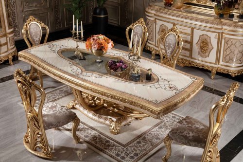 Talya Klasik Yemek Odası Takımı | Masko Mobilya Kenti