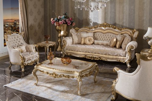 Topkapı Klasik Koltuk Takımı | Masko Mobilya Kenti