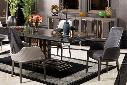 Violin Luxury Yemek Odası Takımı | Masko Mobilya Kenti