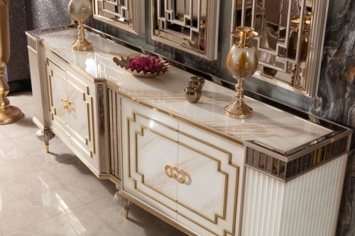 Zeta Klasik Yemek Odası Takımı | Masko Mobilya Kenti