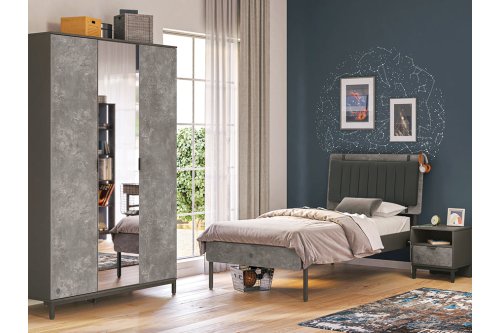 ÇİLEK MOBİLYA SPACE GRAY GENÇ ODASI  | Masko Mobilya Kenti