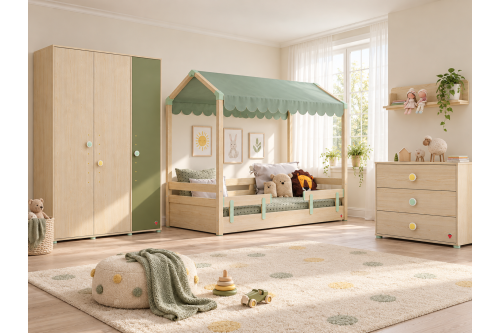 Natural Baby Montessori Bebek Odası  | Masko Mobilya Kenti