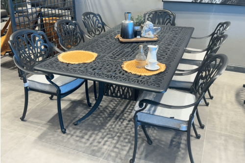 ELIZABETH 8 KİŞİLİK BAHÇE MASA TAKIMI | Masko Mobilya Kenti