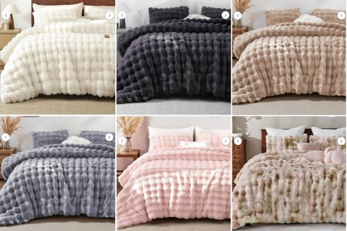 Evien Home Lory Kürk Peluş Yorgan 