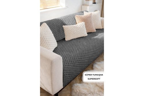 Soft Peluş Koltuk Örtüsü