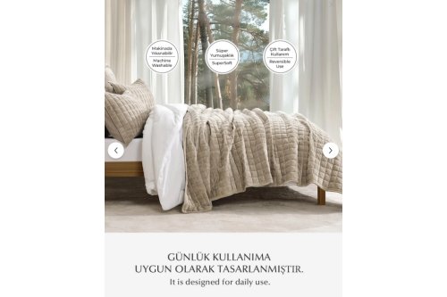Evien Home Yorgan Yatak Örtüsü