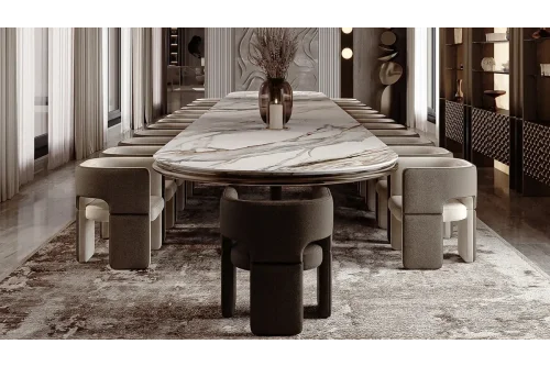 Marble Yemek Masası