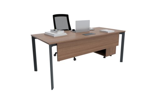 Coman Çalışma Masası 120cm Alt Etajerli