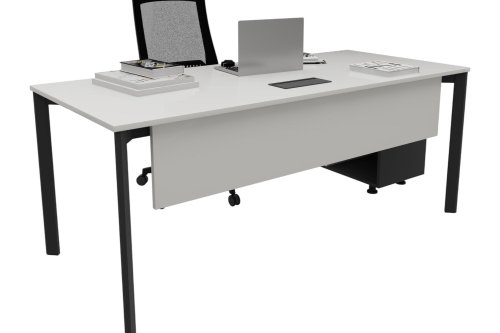 Coman Çalışma Masası 120cm Alt Etajerli 