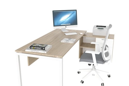 Terra Çalışma Masası 80cm Alt Etajerli 