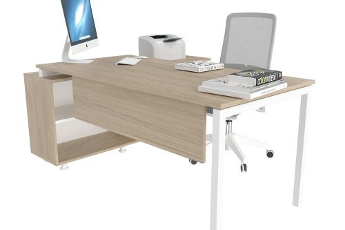 Terra Çalışma Masası 160cm Alt Etajerli 
