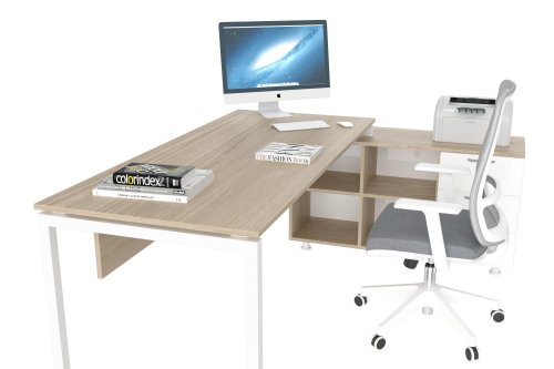 Terra Çalışma Masası 120cm Alt Etajerli 