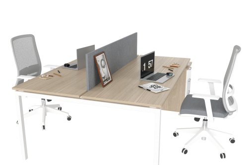 Terra İkili Workstation 160cm Alt Etajerli 