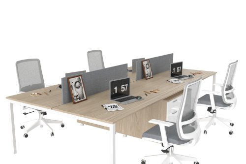Terra Dörtlü Etajerli Workstation 