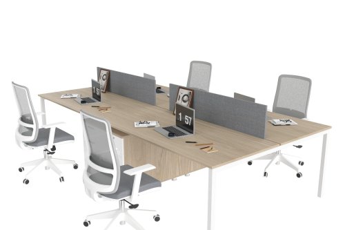 Terra Dörtlü Etajerli Workstation 